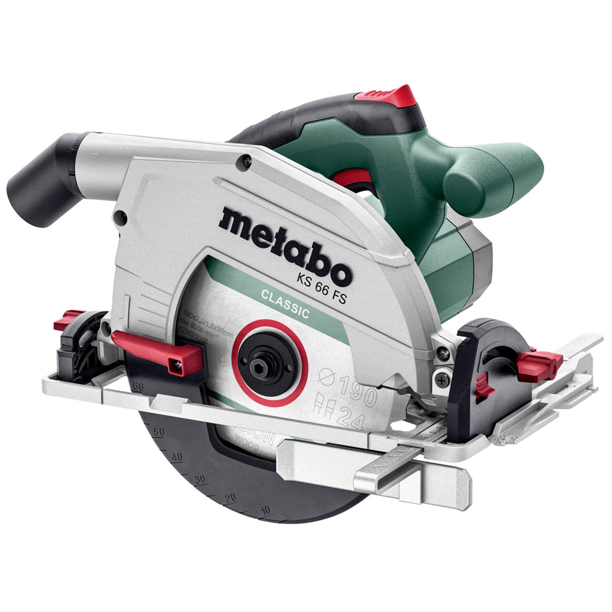 Metabo KS 66 FS Sirkelsag med veske, 1500 W