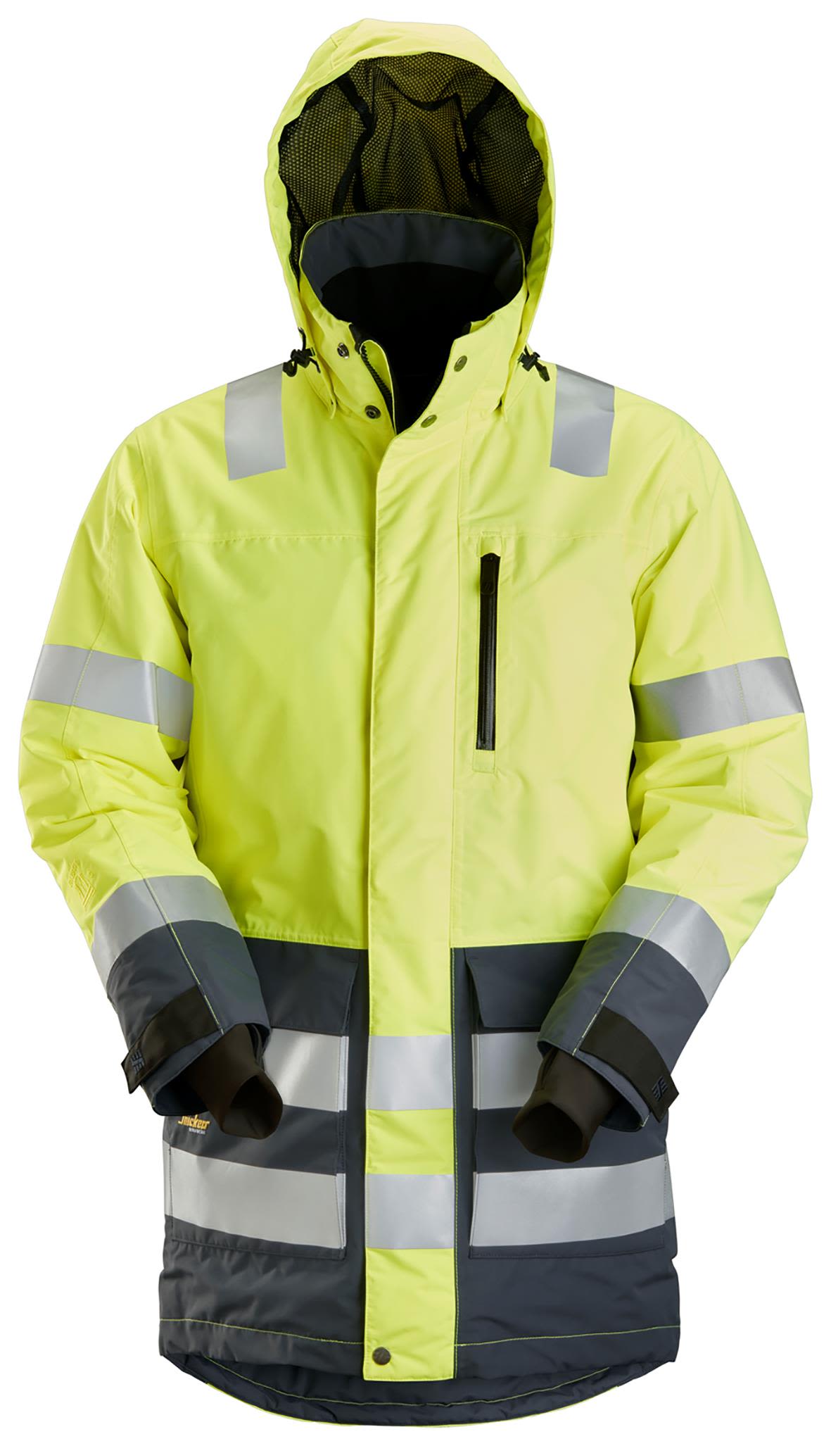 Snickers Workwear 1830 AllroundWork Varseljakke varsel, gul, vanntett Varsel, Gul