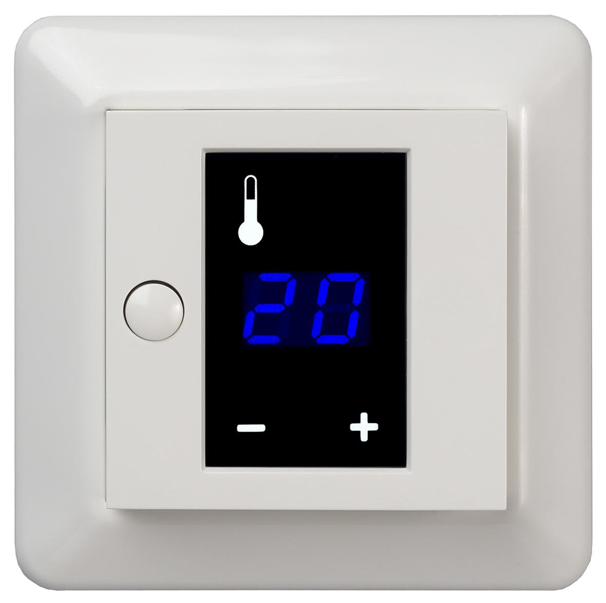 Elko RS Termostat med display, 3600W, vit