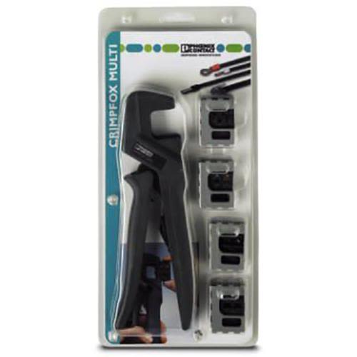 Pressetangsæt Phoenix Contact 1212093 5 Dele Isolerede Kabelsko , Uisolerede Rørkabelsko, Kabelsko