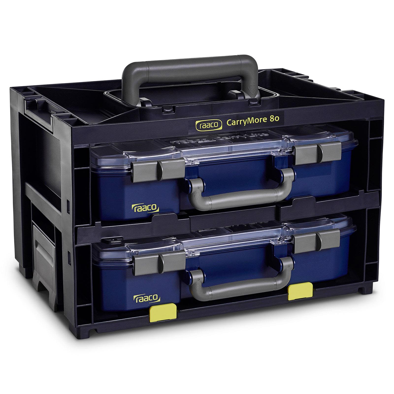 Raaco CarryMore Transportsystem med 2 CarryLite 80 enheder