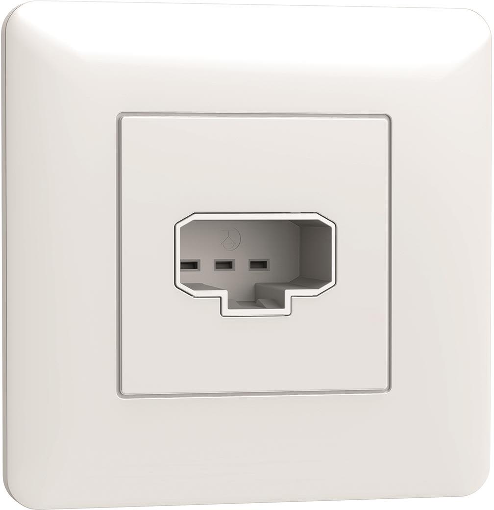 Schneider Electric Exxact Lamputtag 2-pol, DCL, infällt, för tak/vägg