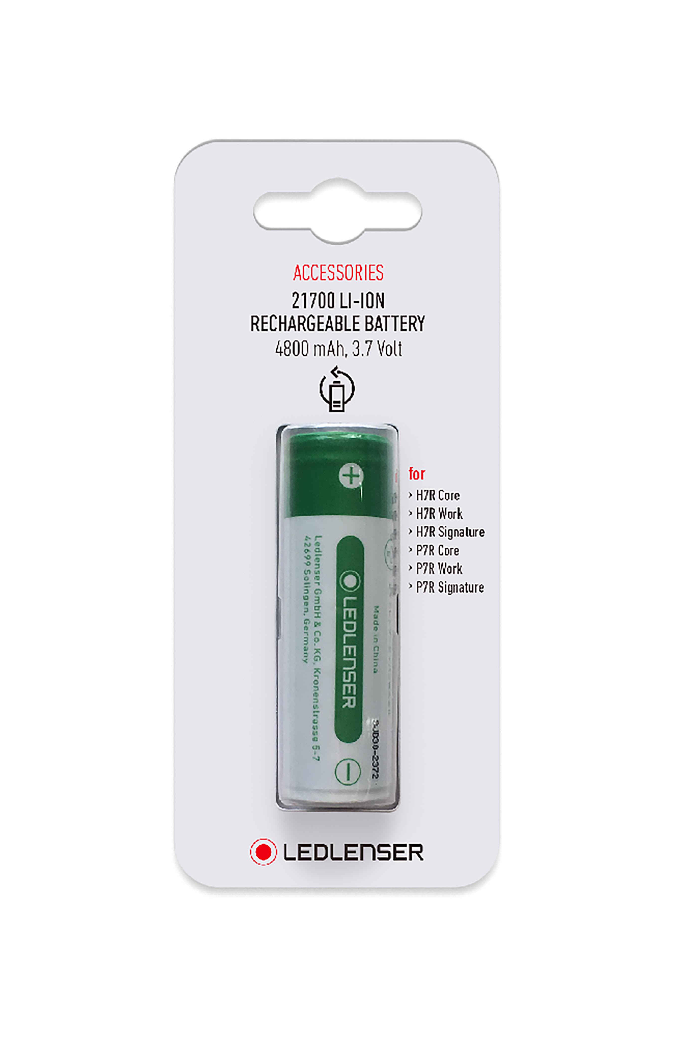 Led Lenser LL502262 Batteri 21700, li-ion