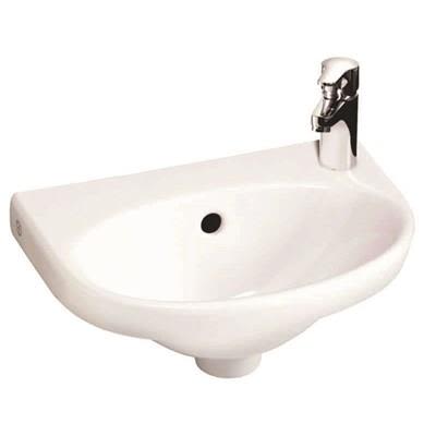 Gustavsberg Nautic 5540 Tvättställ 400 x 275 mm, utan blandare Blandarhål höger