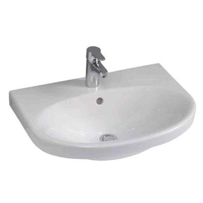 Gustavsberg Nautic 5560 Tvättställ 600 x 450 mm, Ceramicplus Med blandarhål