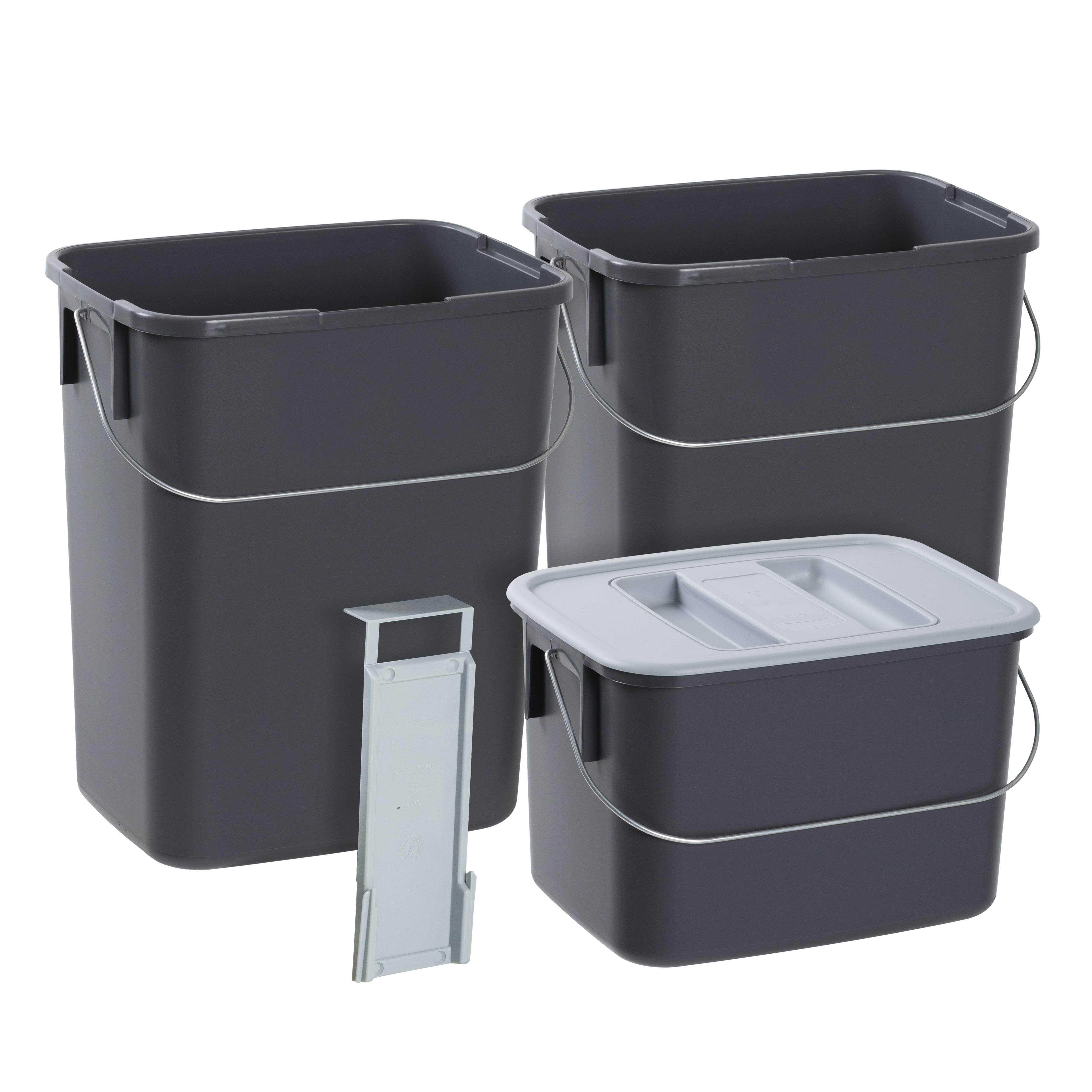 Nordiska Plast 81270008 Sorteringssæt 2x12 l, 1x7 l