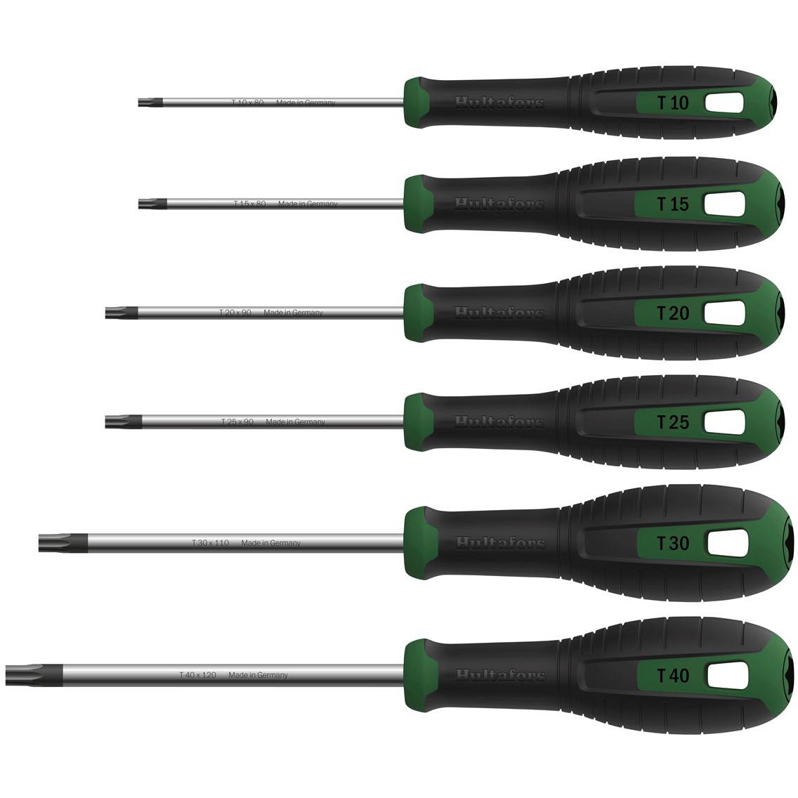 Hultafors HSS Torx Skrutrekkersett 6 deler