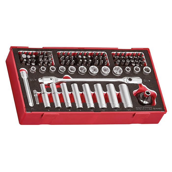 Teng Tools TEA1487 Bitssats 87 delar