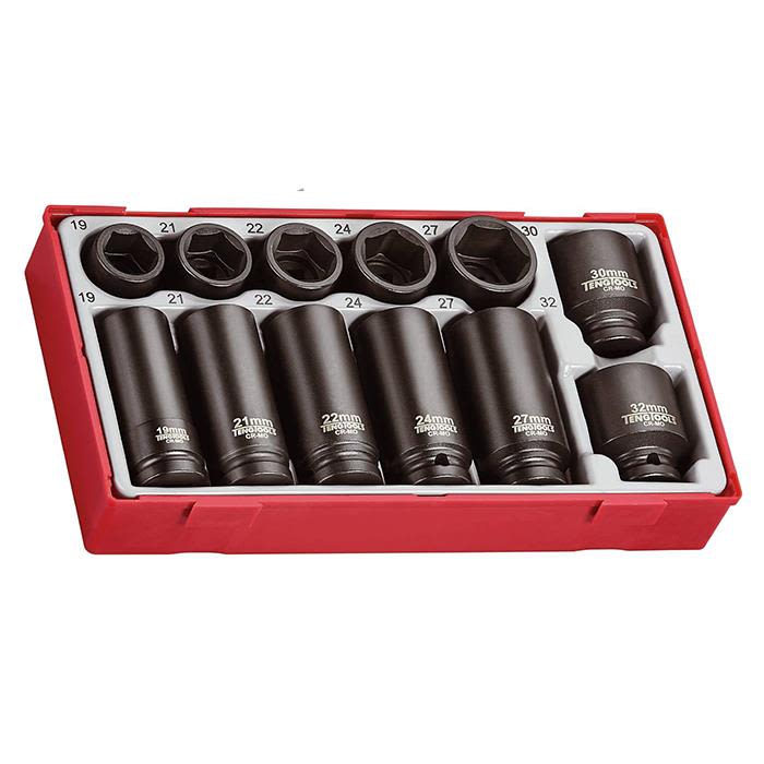 Teng Tools TT9212 Krafthylssats 1/2