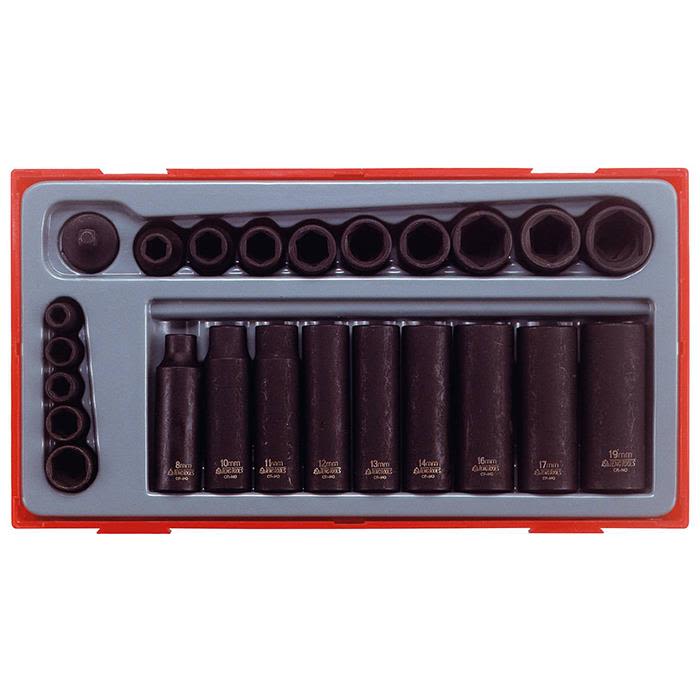 Teng Tools TT9024 Krafthylssats 1/4