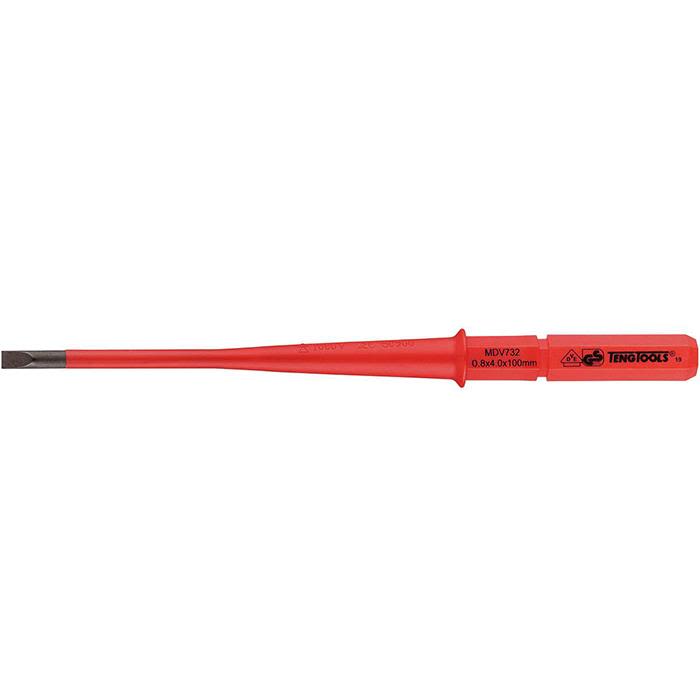 Teng Tools 282910207 Skrutrekkerklinge 0,8 × 4,0 mm, spor