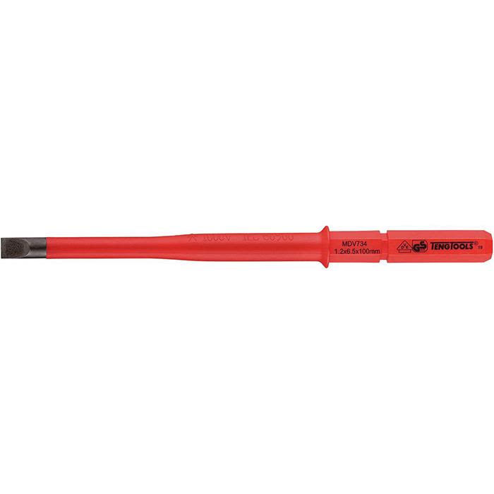 Teng Tools 282910405 Skruvmejselklinga 1.2×6.5 mm, spår