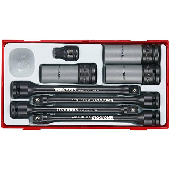 Teng Tools 172470403 Torsionstavsats 8 delar