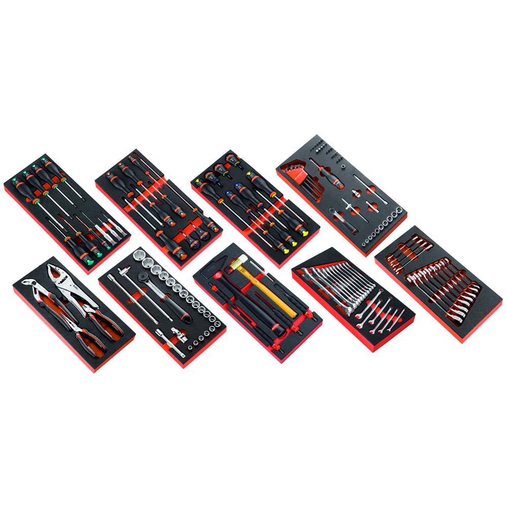 Facom CM.138 Verktygssats 138 delar, 9 moduler