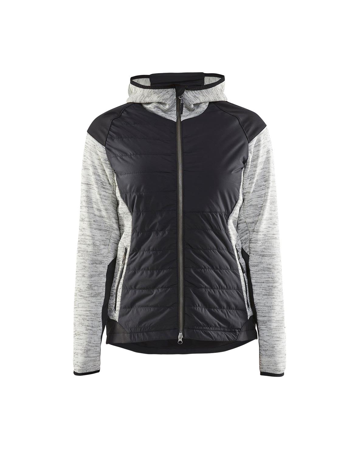 DAME hybridjakke Gråmelert/