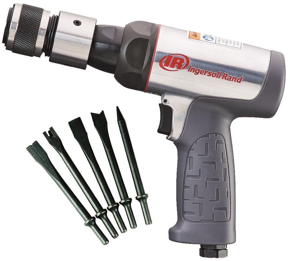 Ingersoll Rand 123MAXHK Mejselhammare med verktyg, snabbchuck och 5 mejslar