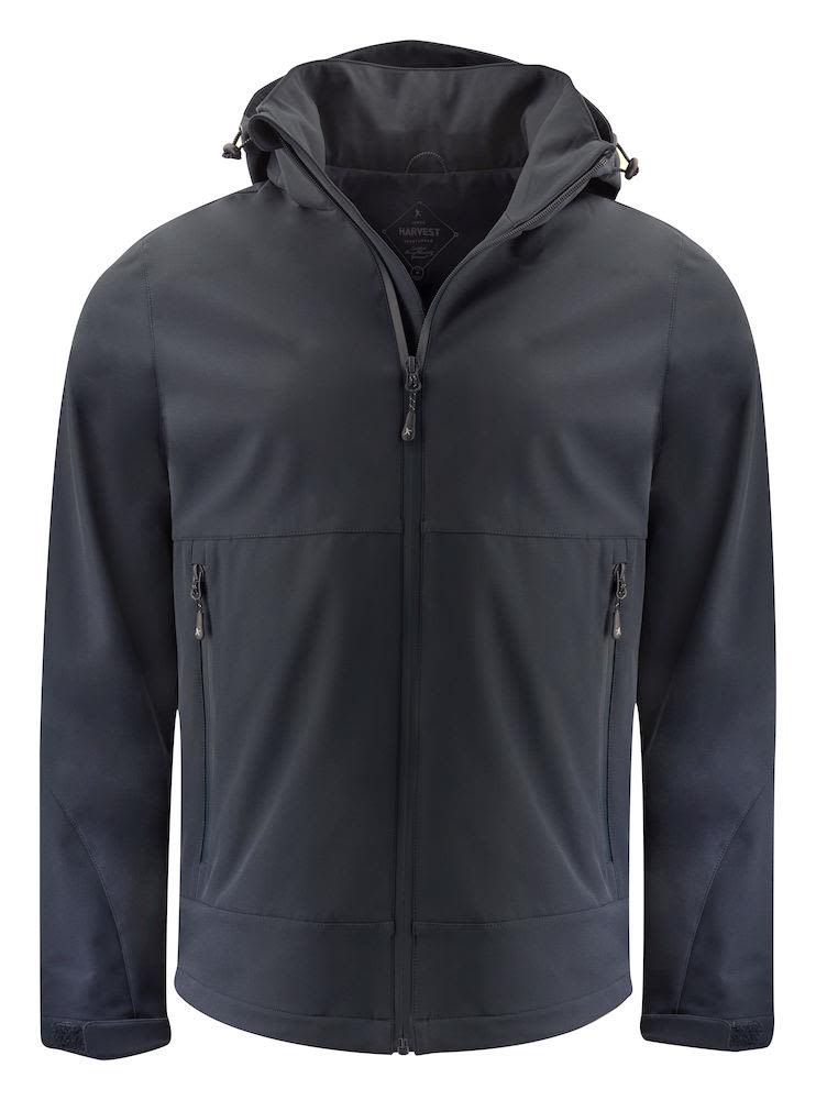 James Harvest Lodgetown Softshelljakke Svart Svart
