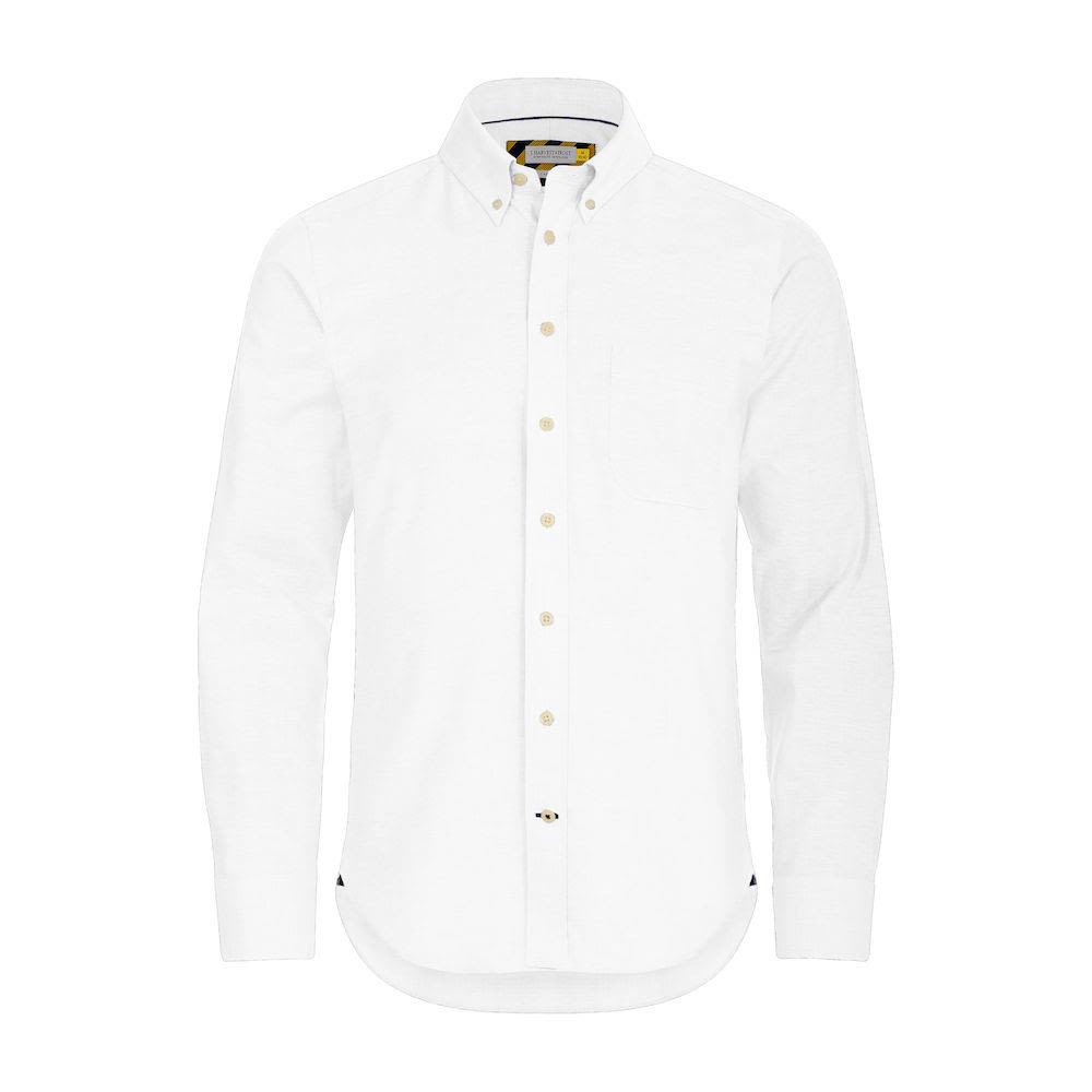 J. Harvest & Frost Yellow Bow Skjorta regular fit Vit