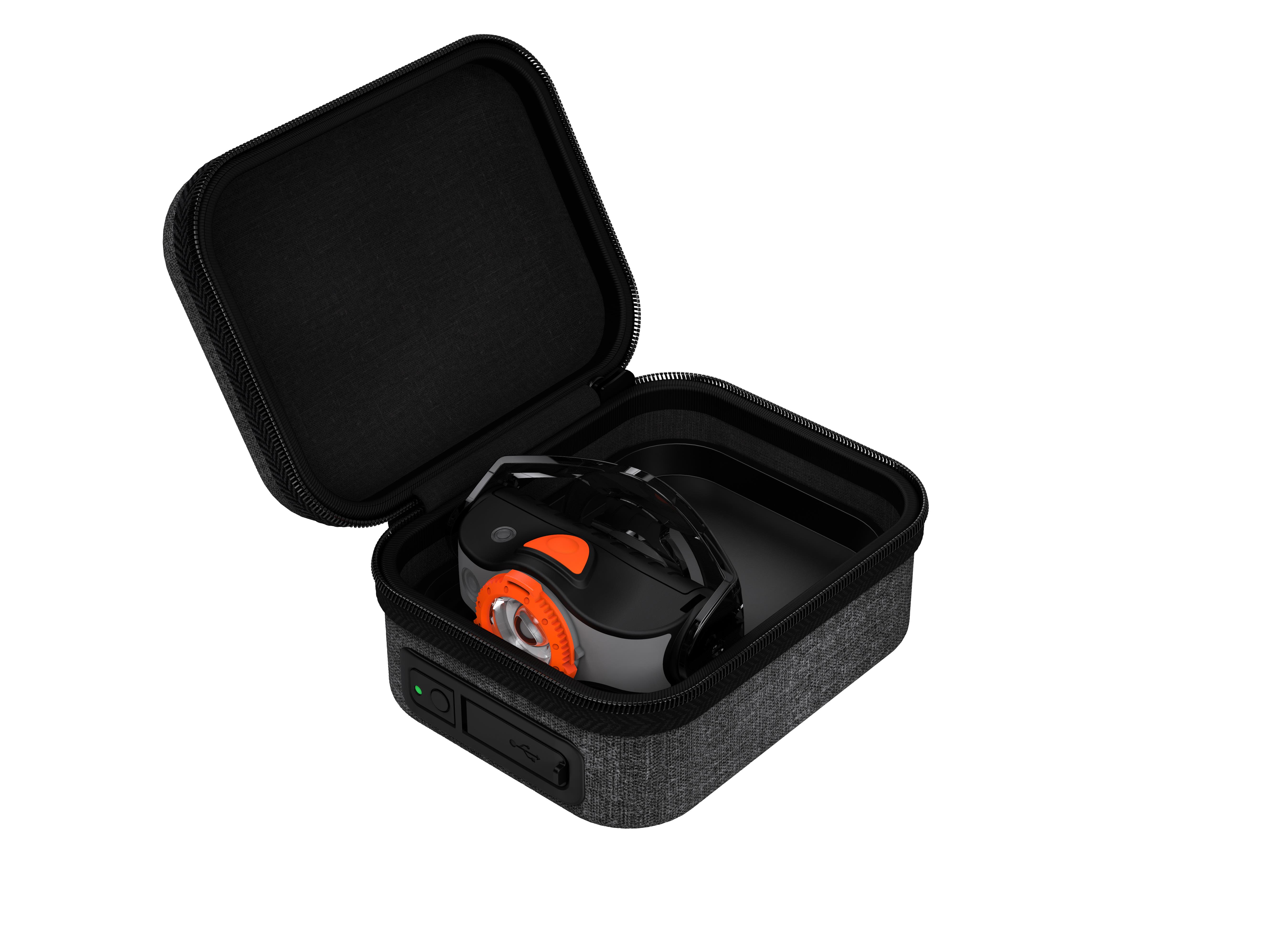 Ledlenser Powercase for hodelykter Enkel lading av hodelykter MH4/5/7/8/iH5R/iH9R med magnetisk ladesystem (502093)