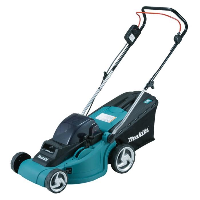 Makita DLM382CM2 Gressklipper med 2 stk 4,0 Ah batterier og lader
