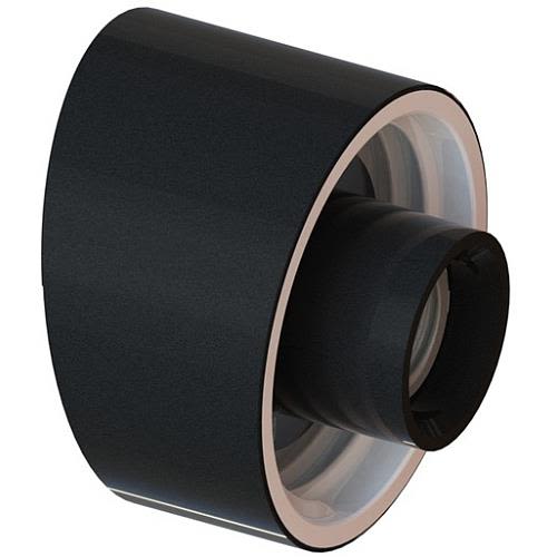 Ifö Electric 55736-000-16 Sockel IP54, sned, E27 Svart