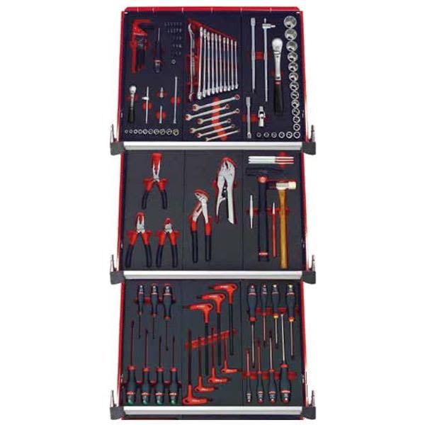 Facom CMM.115BNL Verktygssats 115 delar, 9 moduler