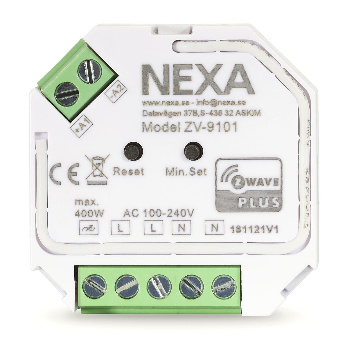 Nexa ZV-9101 - Dimmer - trådløs - Z-Wave Plus - 868.42 MHz