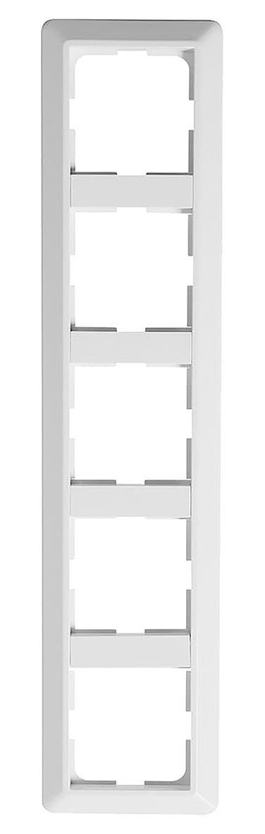 Elko EKO30178 Kombinationsram renvit (RAL9003), termoplast 368 mm, 5-fack