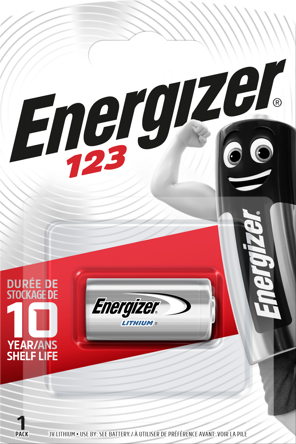 Energizer Batteri Lithium Cr123a