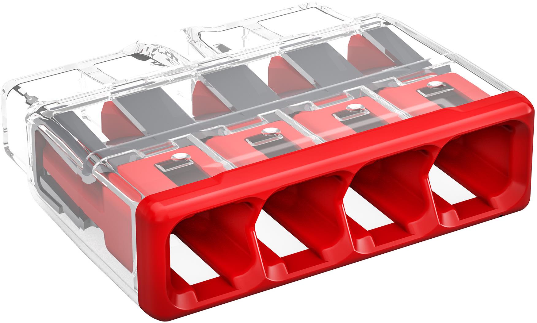 Wago 2773-404 Kopplingsklämma 0.75-4 mm², 10-pack. 4-pol