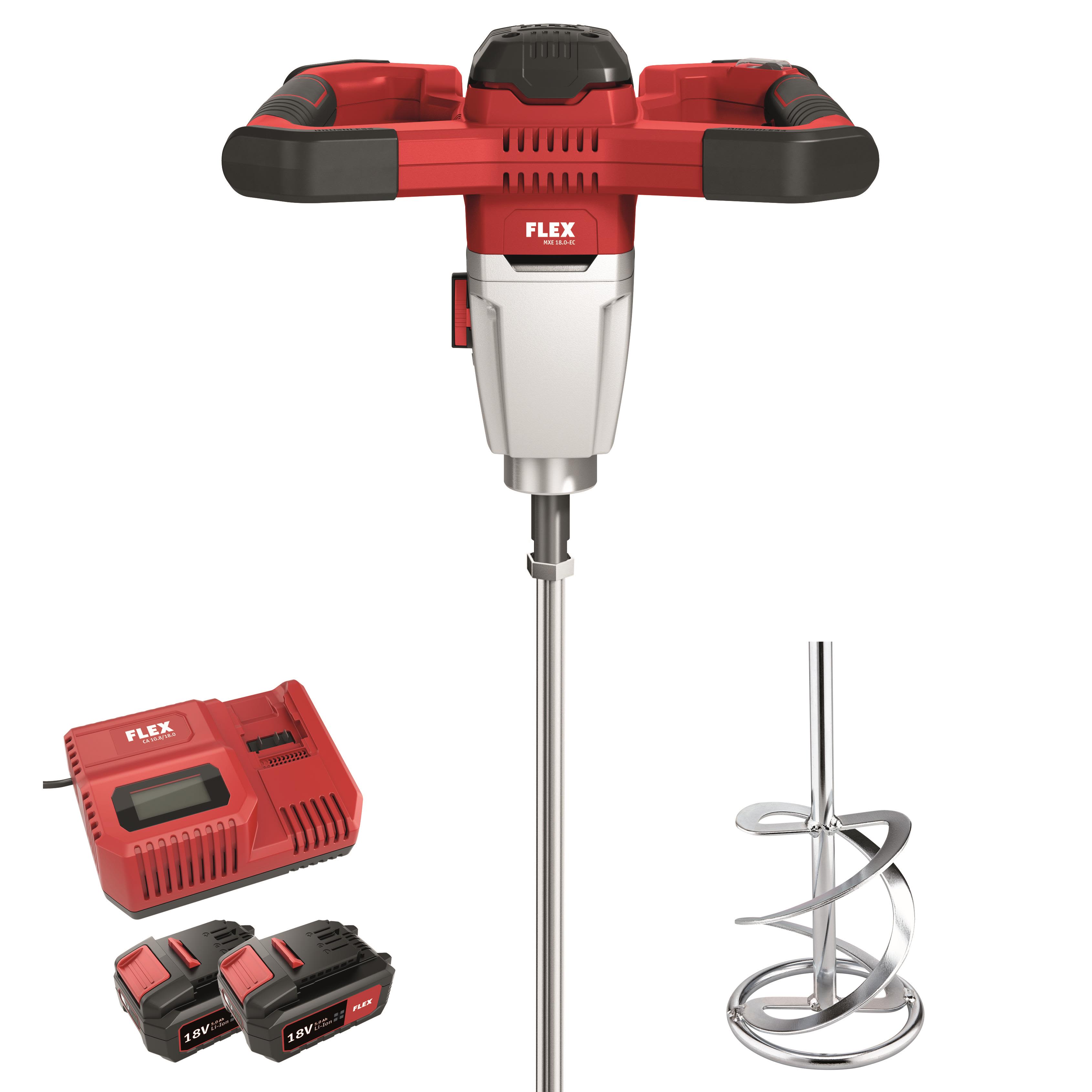 Flex MXE18.0-EC Omrörare med batteri och laddare