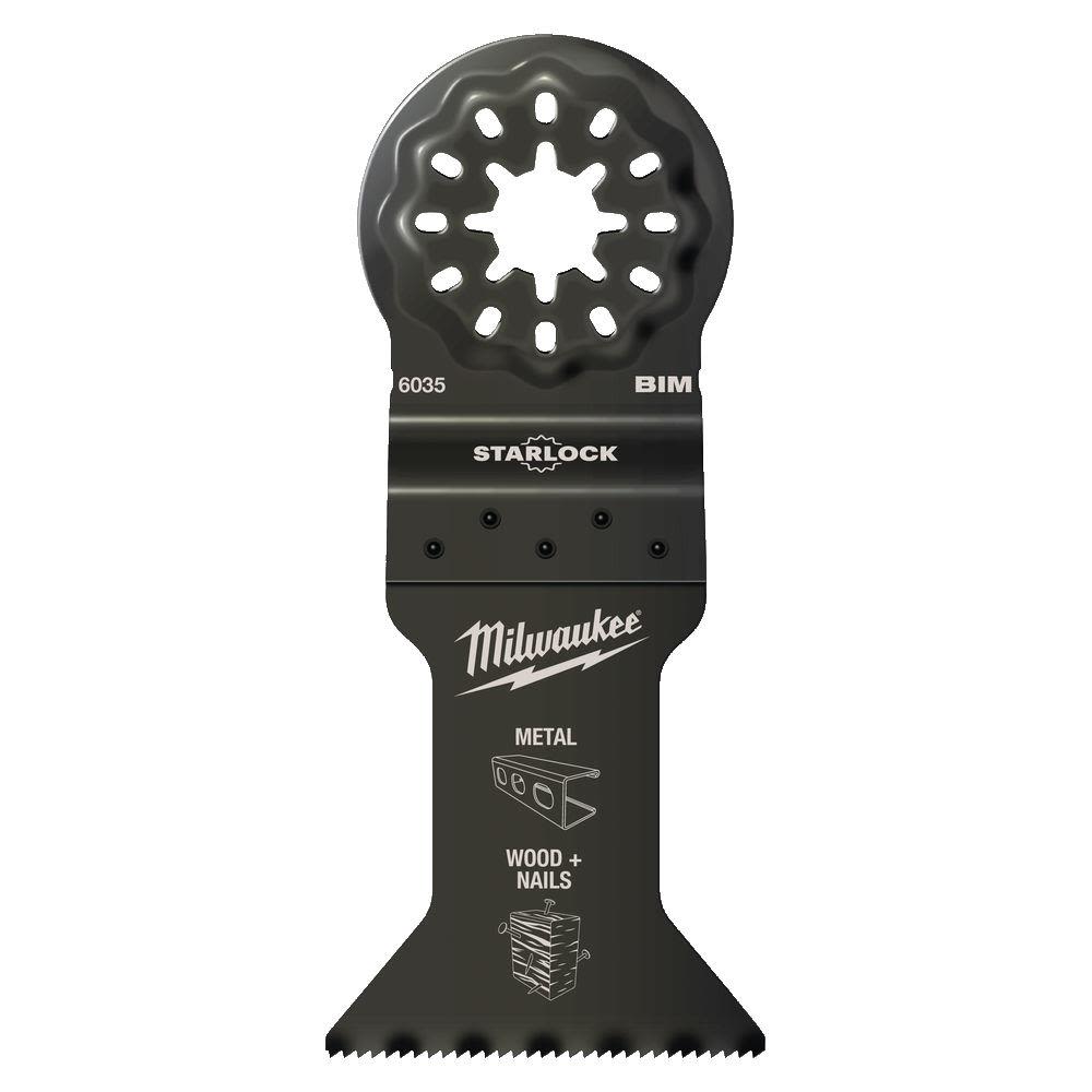 Milwaukee SL BIM WM43X47 Instickssågblad 43 x 47 mm, Starlock