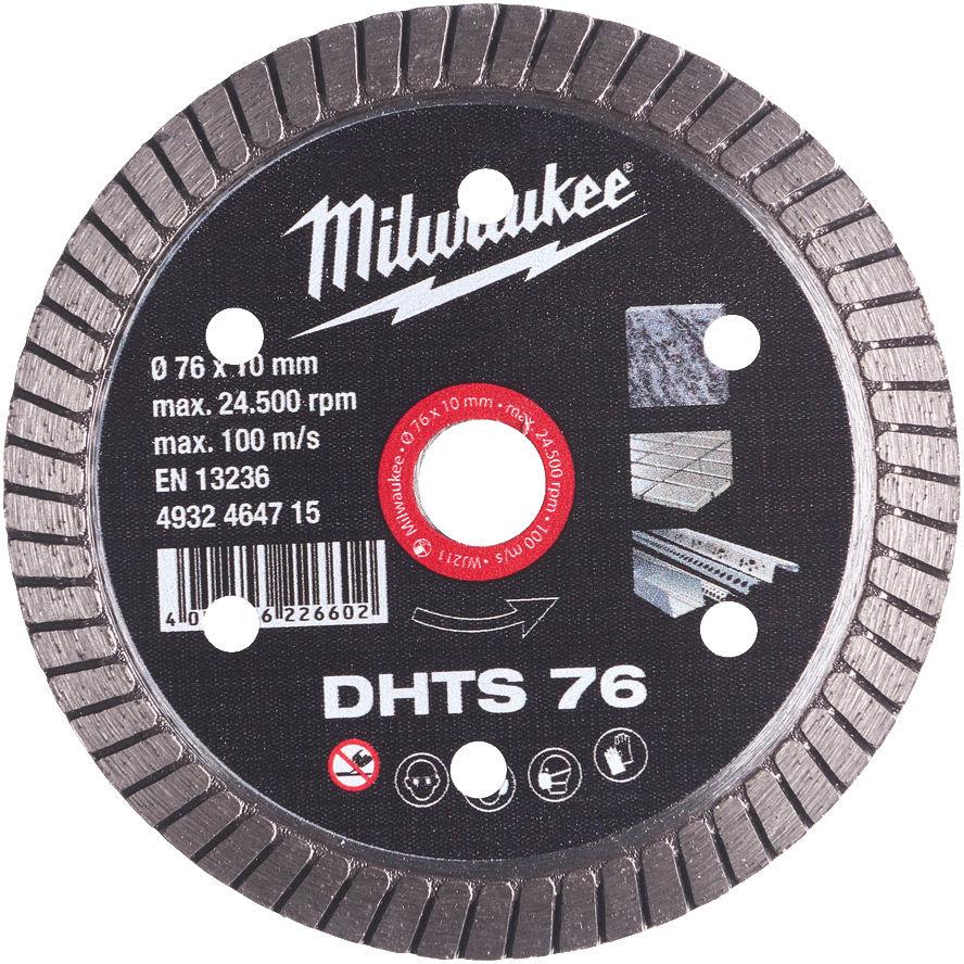 Milwaukee DHTS 76 Diamantkapskiva Ø 76 mm