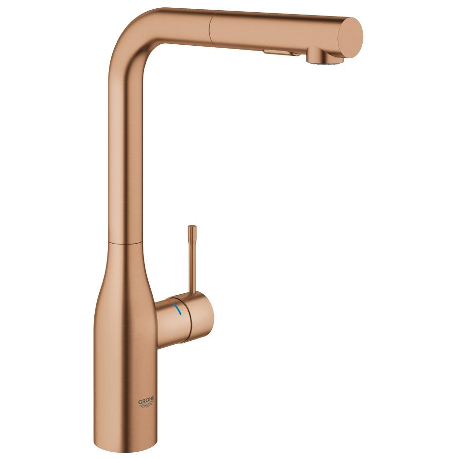 Grohe Essence Kjøkkenbatteri uttrekkbar tut Børstet Warm Sunset
