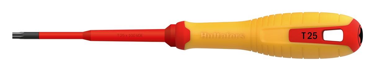 Hultafors 446625 Skrutrekker for Torx, isolert 1000 volt T 25 x 100 VDE
