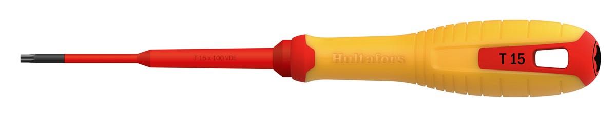 Hultafors 446605 Skrutrekker for Torx, isolert 1000 volt T 15 x 100 VDE