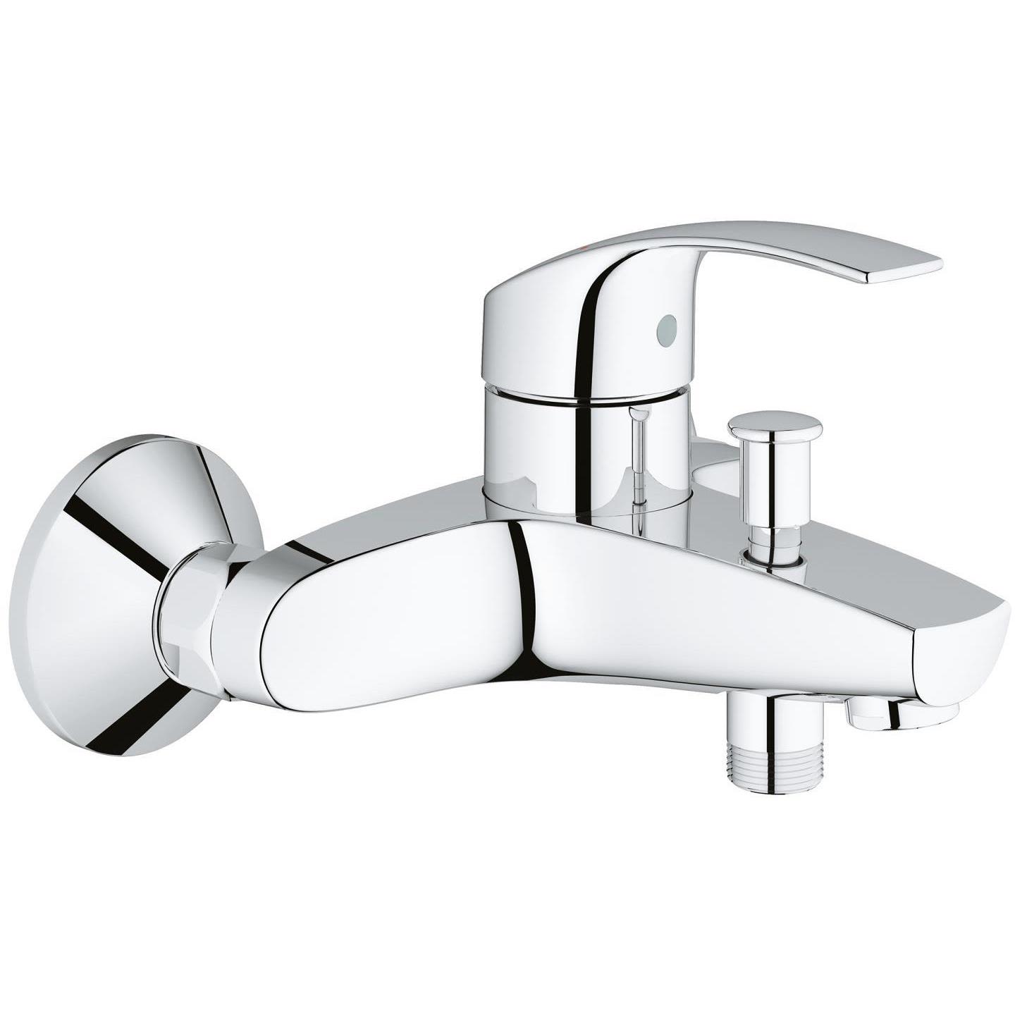 GROHE Eurosmart, Badekar og dusj, Kran-håndtak, 1/2, Kromfarget