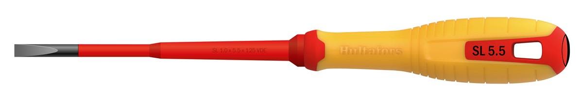 Hultafors 445095 Skruvmejsel för spårskruv, isolerad 1000 volt SL 1,0x5,5x125 VDE