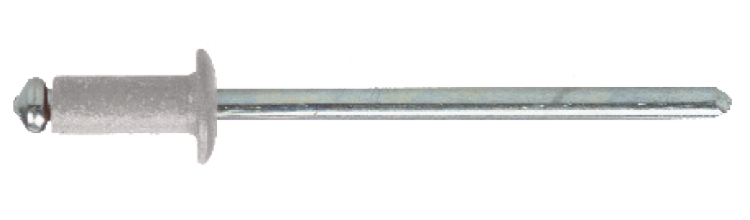 Ejot 130320 Blindnagel Ø3,2 x 18 mm, hvit, AL/ST, 1000-pakning