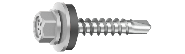Ejot 860176 Byggskrue Ø4,8 x 20 mm, hvit, 250-pakning