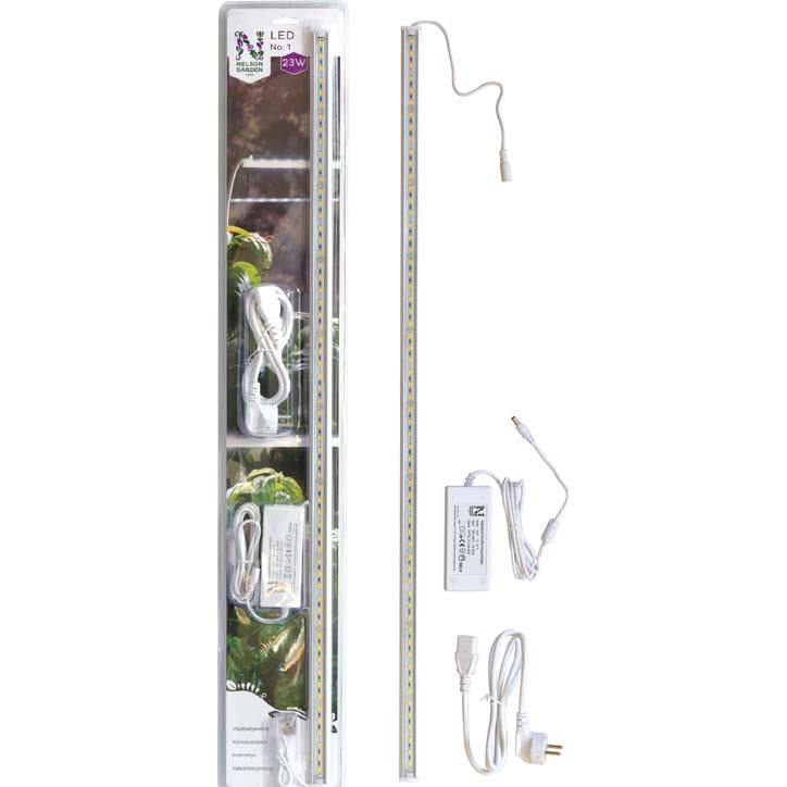 Nelson Garden No.1 LED-växtbelysning 23 W, 85 cm, med adapter