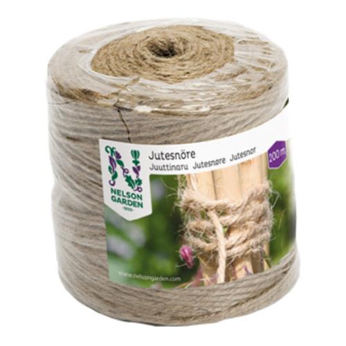 Nelson Garden 6207 Jutesnöre natur Längd: 200 m