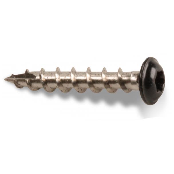 Heco 9601660 Vindusplateskrue 4 x 19 mm, 50-pakning Svart