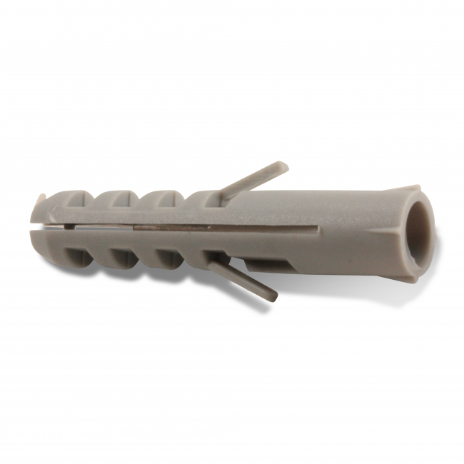 Heco 654100050004H Nylonplugg uten krage 10 x 50 mm, 50-pakning