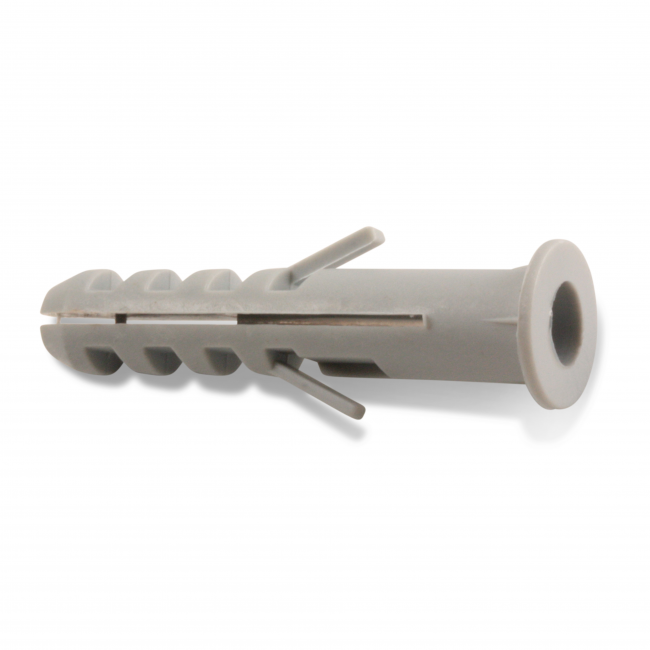 Heco 9601244 Nylonplugg med krage 6 x 30 mm, 10-pakning