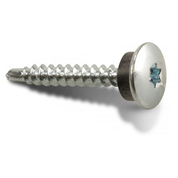 Heco 9605338 Fasadeskrue 4,8 x 35 mm, 50-pakning Hvit