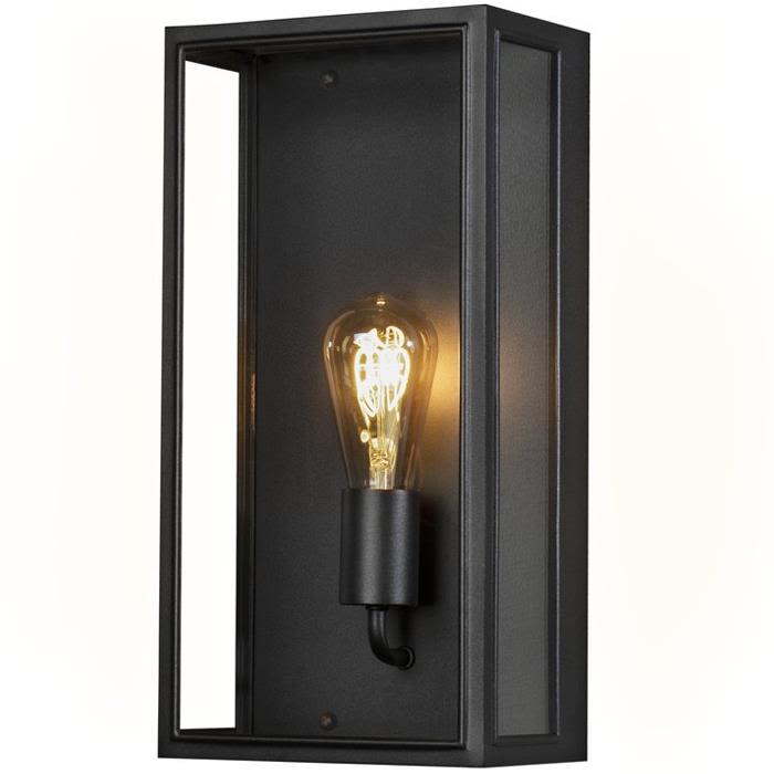 Konstsmide Carpi Väggarmatur E27, 60W, svart