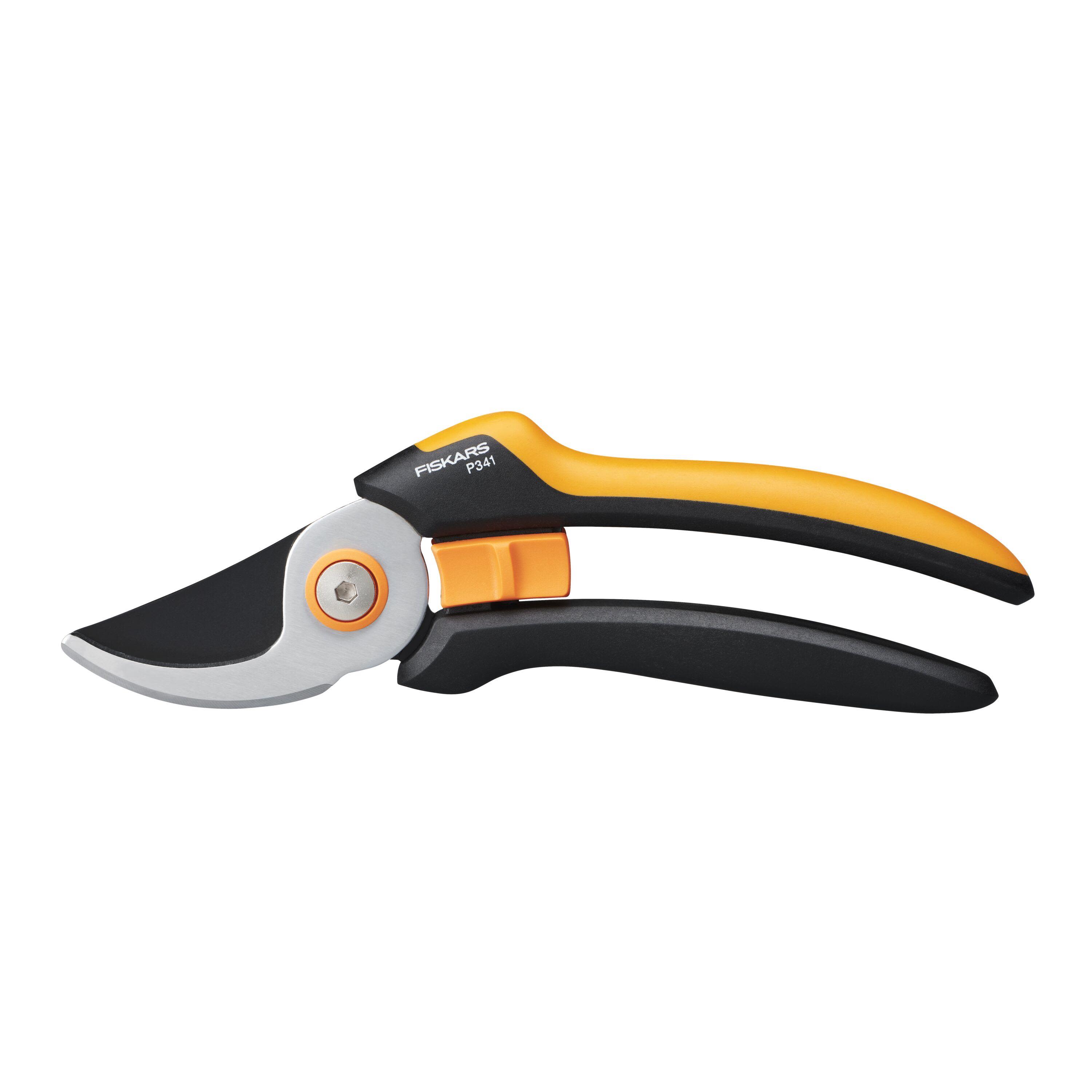 Fiskars - Solid™ beskjæringssaks P341 20,6 cm svart/oransje