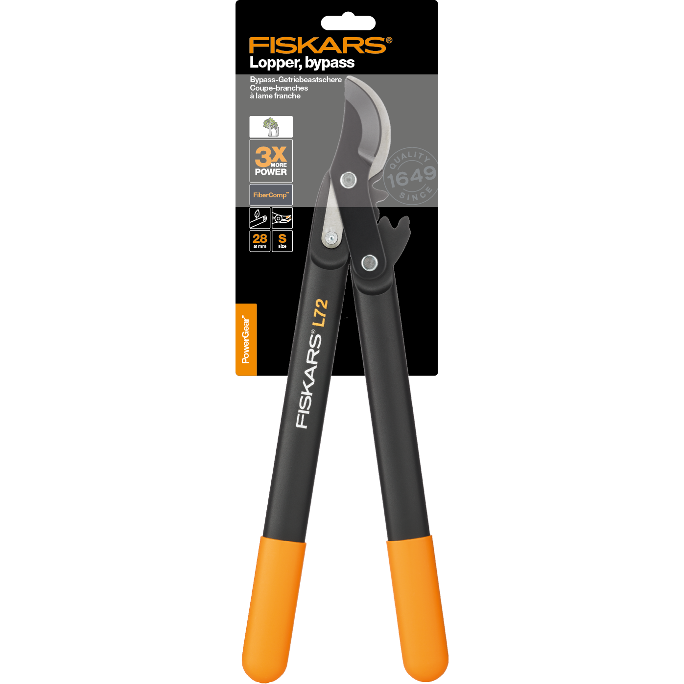 Fiskars PowerGear L72 Grensaks med sideskjær