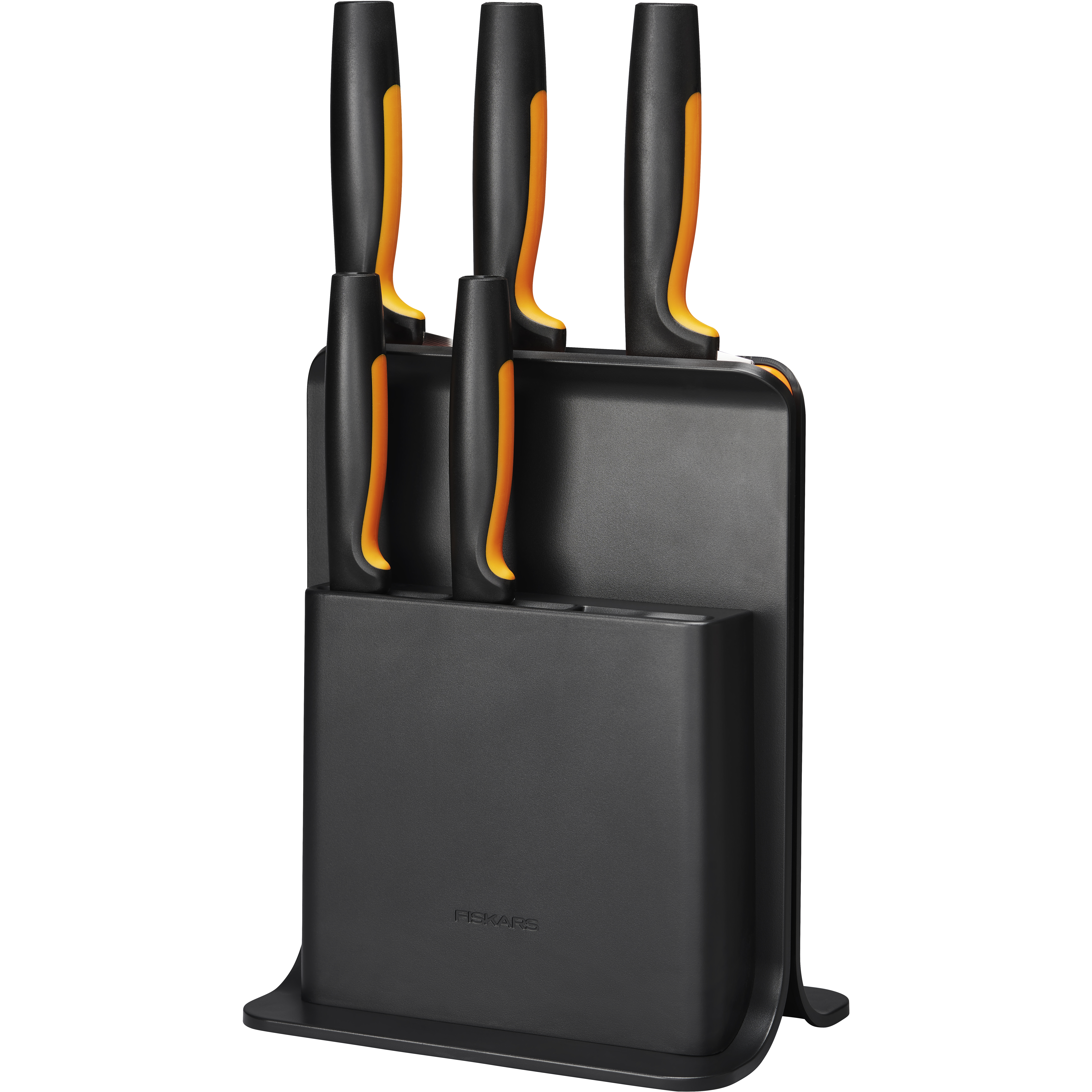 Fiskars Functional Form Plastic knife block 5 knives